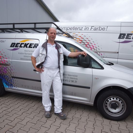 Firmenfahrzeug Uwe Becker Malerbetrieb in Oldenburg